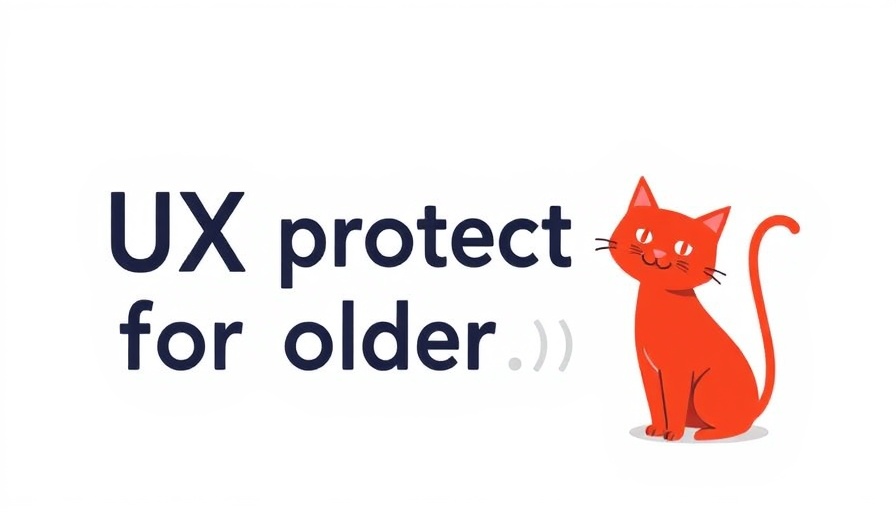 Text graphic on UX design and protection from digital scams