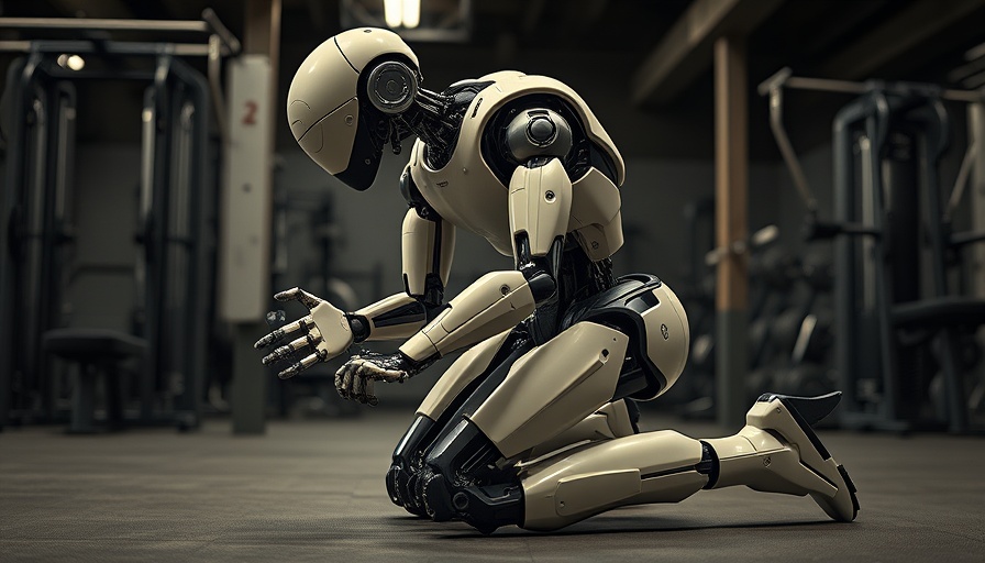 Humanoid robot adaptability in action at an industrial setting.