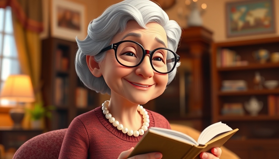 Power of Prayer in SDA Community depicted as an elderly woman in animated style.