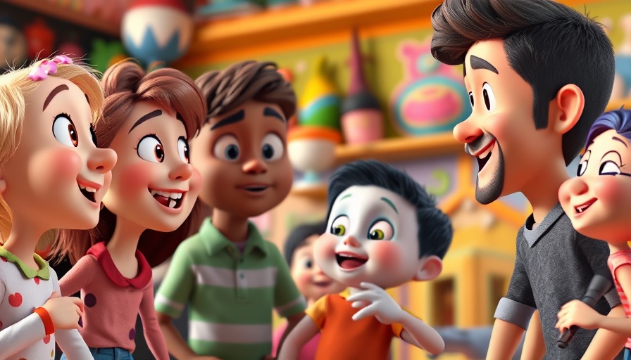 Animated scene from Superbook Jeremiah English Clip with diverse characters.