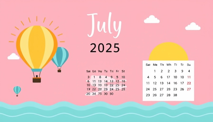 Whimsical July 2025 desktop wallpapers with pastel calendar.