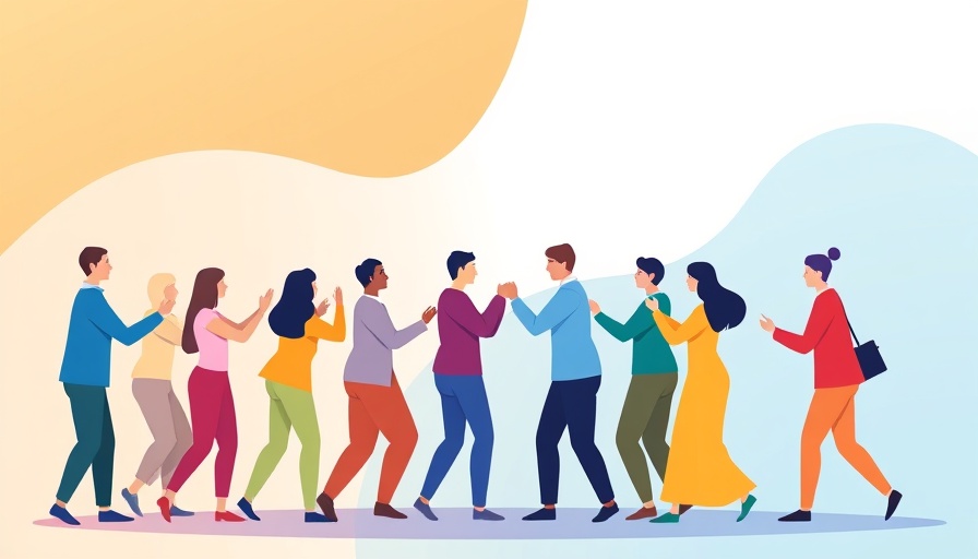 Abstract illustration of collaboration at the 62nd General Conference Session SDA.