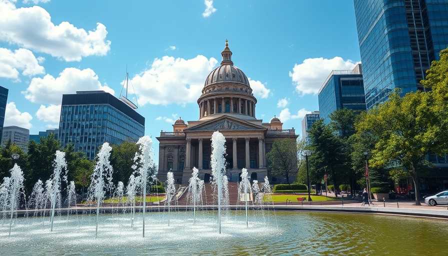 SDA Treasurer's Report 2025: Historic cityscape with fountain