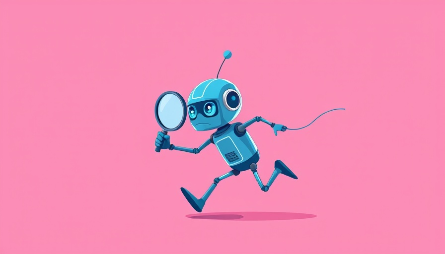 Futuristic cartoon robot improving Technical SEO for Crawl Efficiency
