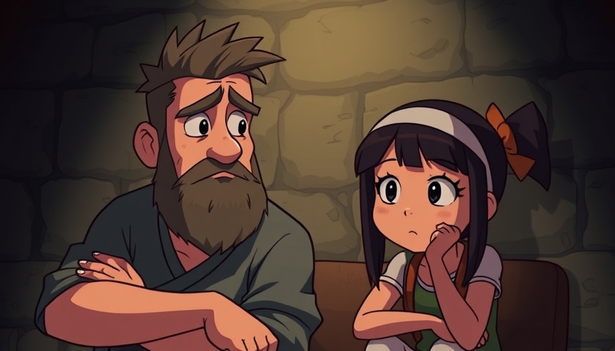 Animated scene depicting Paul's unwavering faith in Jesus with thoughtful characters.