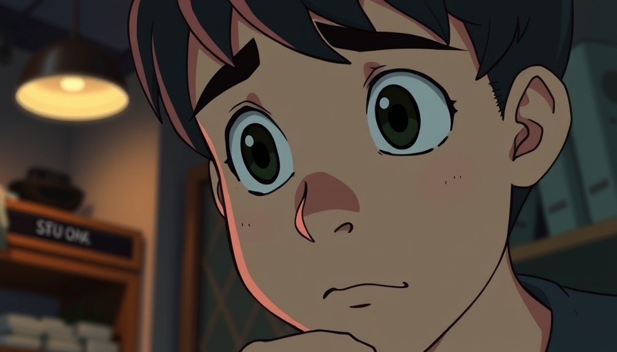 Animated character close-up illustrating 'little faith can move mountains'.