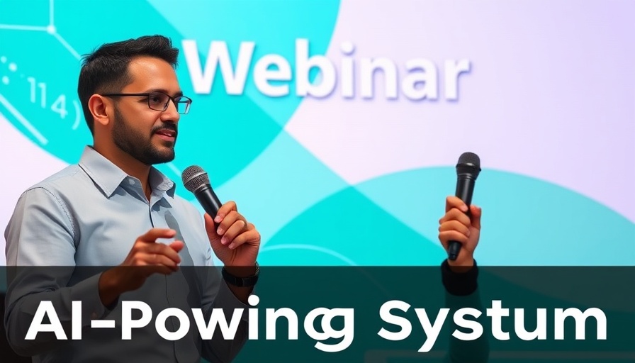 Webinar on AI-powered operating system benefits with speakers.