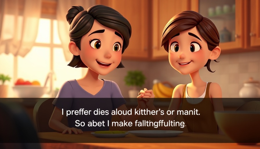 Animated family scene with prayer text about God's faithfulness.
