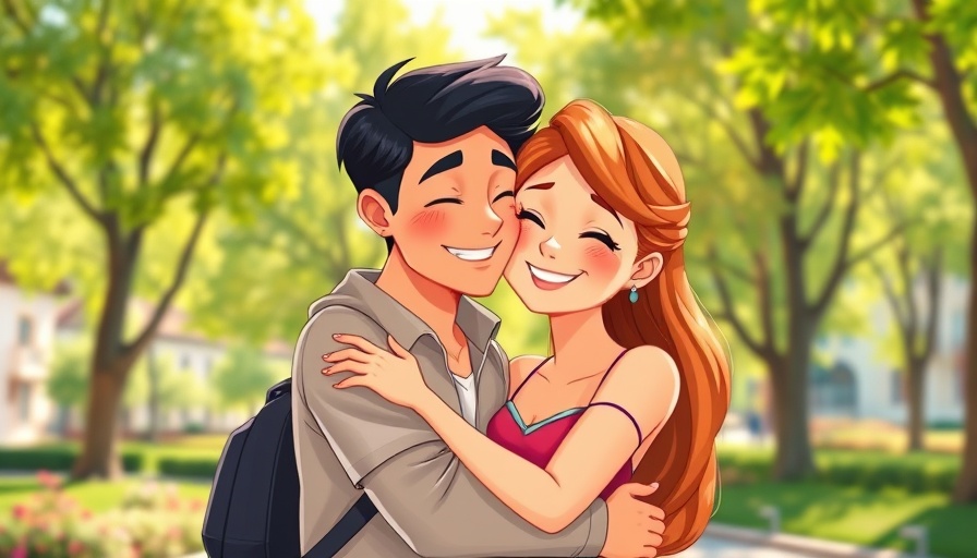 Superbook Back-to-School pack: Animated couple sharing a serene moment.