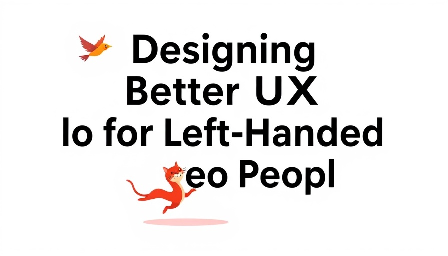 Designing Better UX for Left-Handed People article graphic.