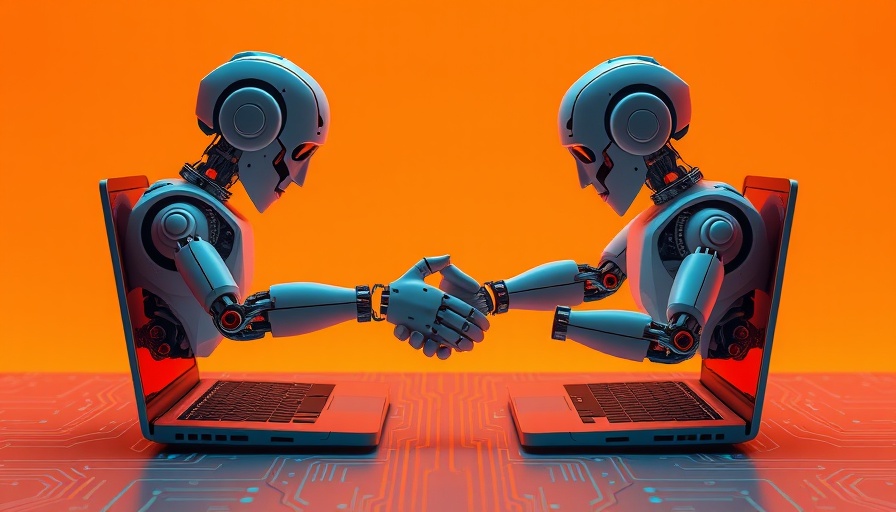 Generative AI Opportunities in SEO symbolized by human-AI handshake