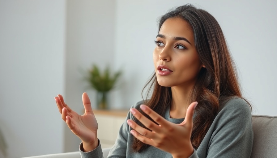 Young woman discussing structured fitness programs.