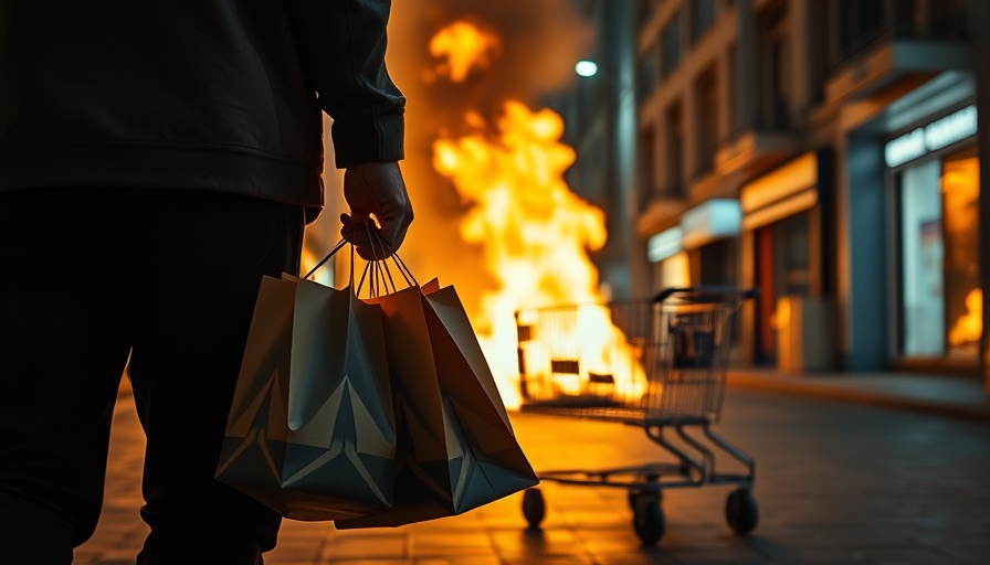 WooCommerce vulnerability concept with dramatic scene and fire.