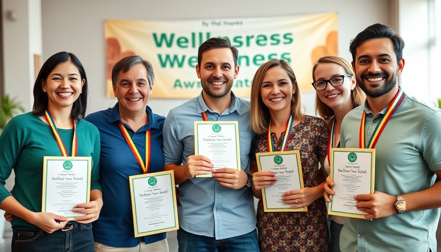 weExplore Wellness Centre award winners celebrating their achievements.