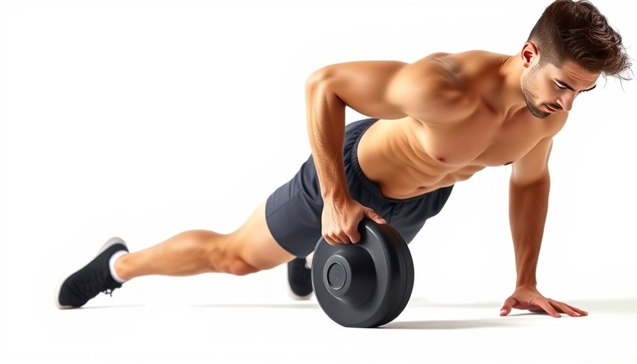 Athletic man doing lunges with weights, Lower Body Strength Circuit Workout.