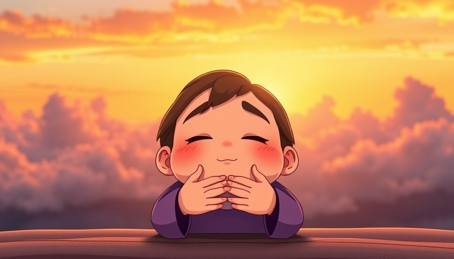Inspirational animated character offering comfort, Parenting Challenges in SDA Community.