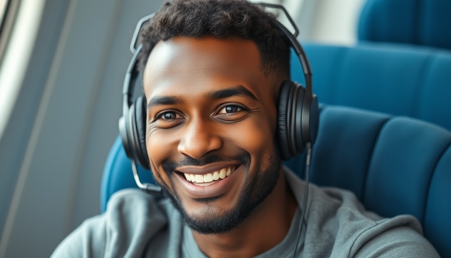 Man explaining how to choose AI tools with headphones on.
