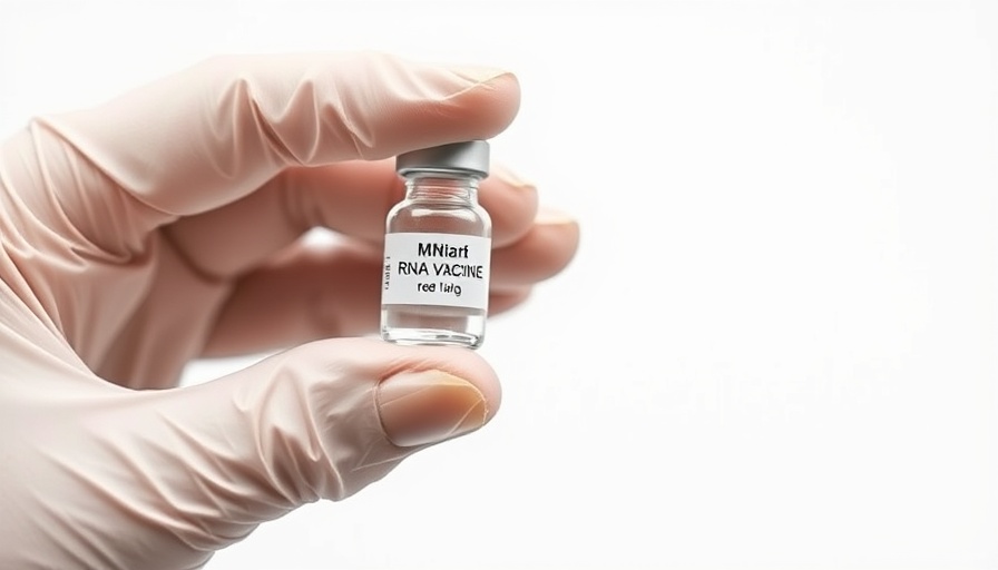 Importance of Vaccines in the SDA Community: gloved hand with vaccine vial.