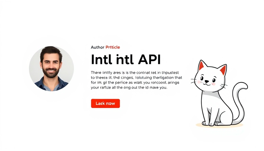Intl API for Internationalization article header with title and author.