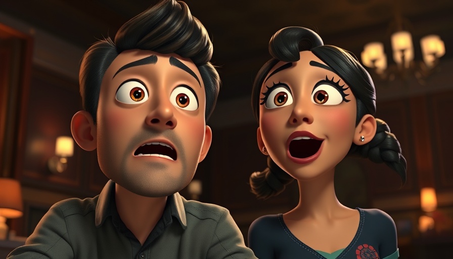 Animated scene of characters witnessing a miracle, all things are possible in Him.