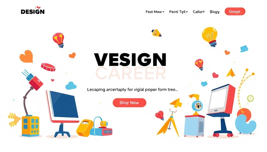 Design Career Development article header with playful design.