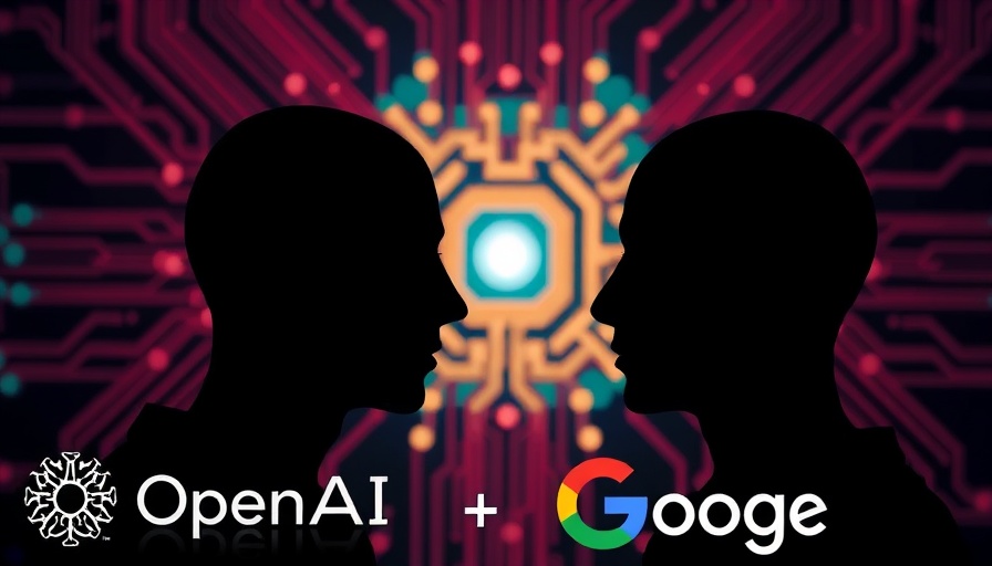 ChatGPT vs. Google referral traffic concept with AI logos.