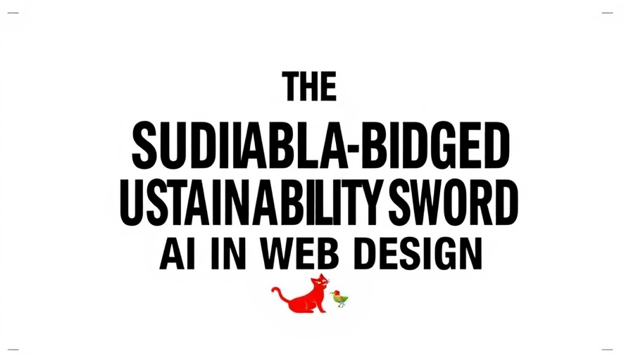 Cover on AI and sustainability in web design