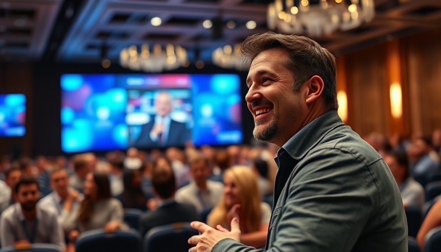 OpenAI GPT-5 Launch featuring a smiling presenter on stage.