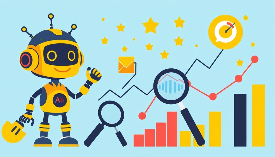 Colorful illustration of AI and analytics elements for Modern B2B Go-To-Market Strategy with AI