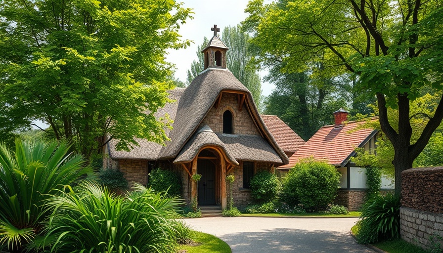 Ngavalus church dedication in rustic thatched-roof structure.