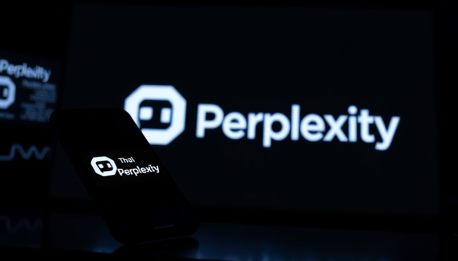 Perplexity Launches Comet Plus with sleek logo on screens.
