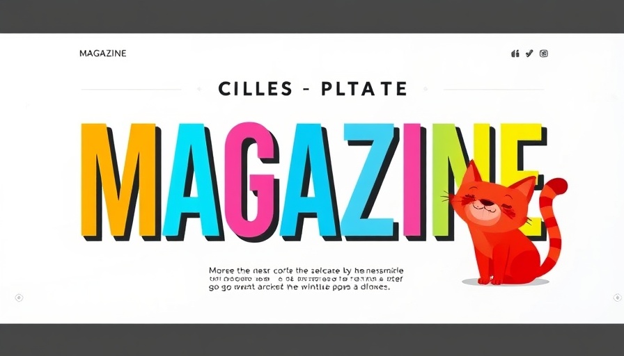 Optimizing PWAs magazine header with playful red cat graphic.