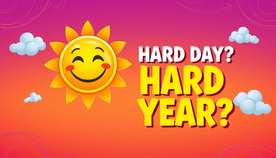 21 Days of Laughs and Light Program vibrant poster with sun and motivational text.