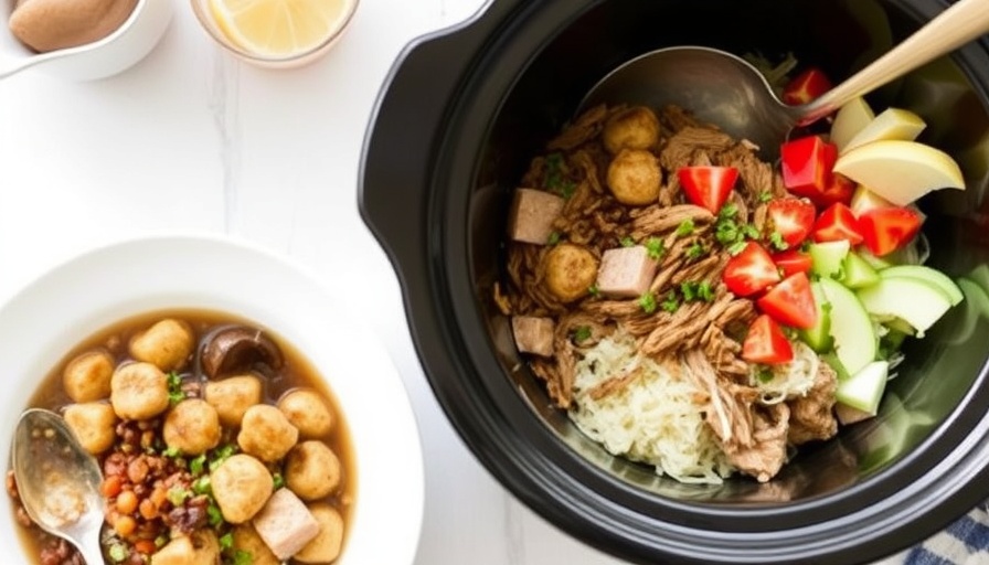 Crockpot Apple Cider Pork Bowls