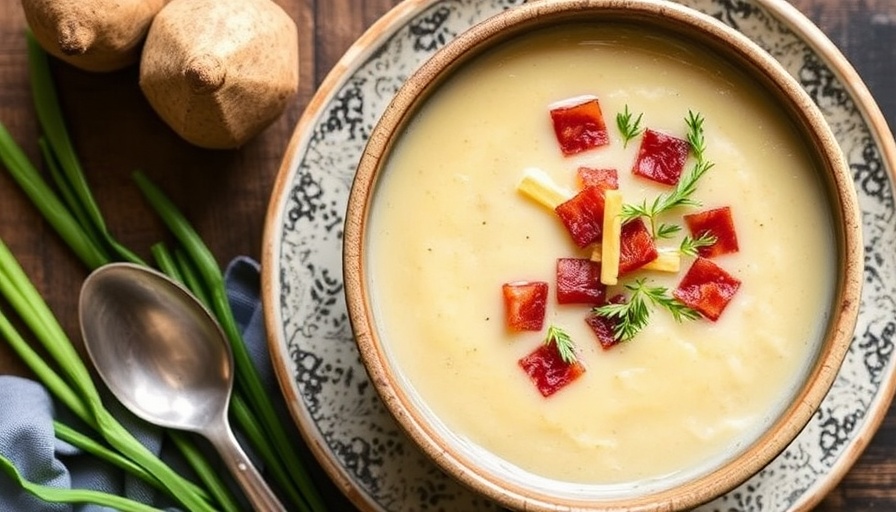Creamy Potato Leek Soup With Bacon
