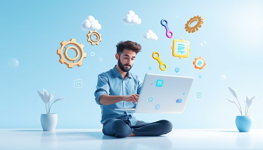 Digital workspace with tech elements for WordPress tech stack optimization