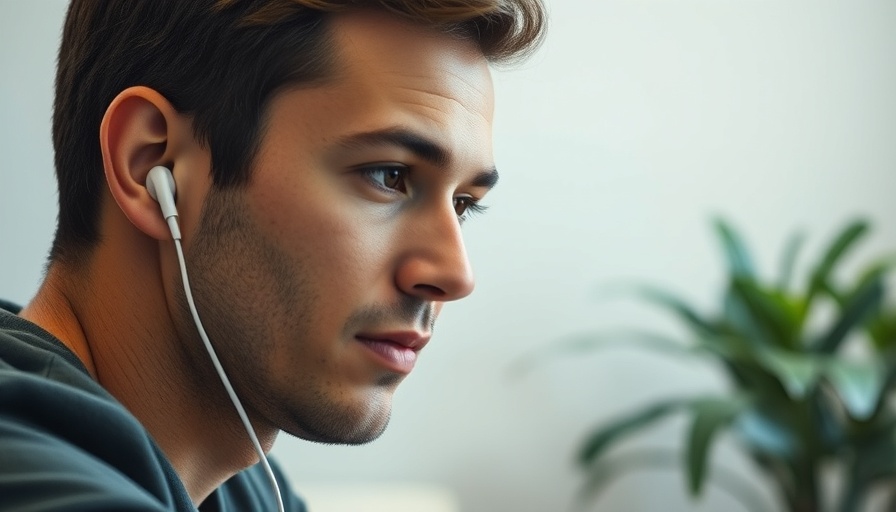 Thoughtful person in video call discussing future of robots.