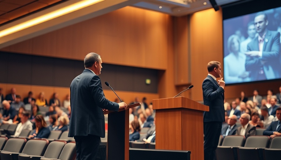 New CFO speaking at Australian Union Conference.