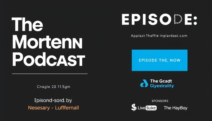 Podcast cover for AI economy transformation, minimalist design.