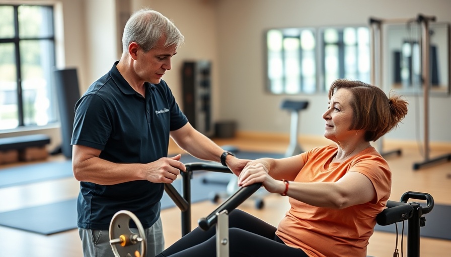 Physical therapy benefits: Therapist assisting patient with exercises.