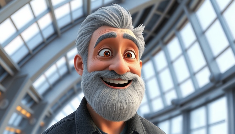 Superbook Paul and the Unknown God character smiling in a futuristic setting.