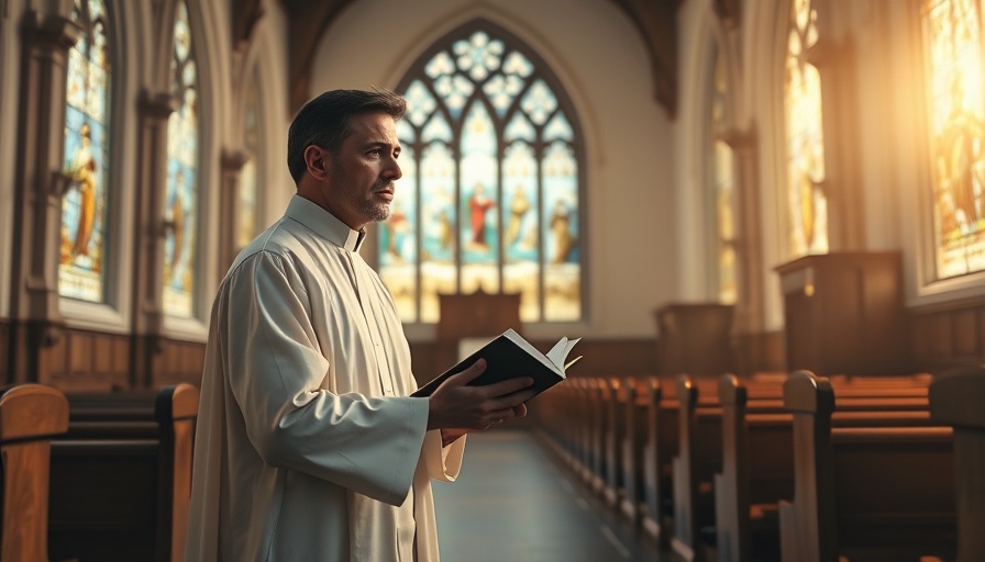 Answering God's Call: Religious figure in contemplative scene.