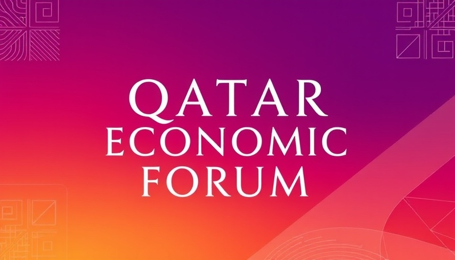 2025 Qatar Economic Forum Innovation Day Insights graphic with highlights.