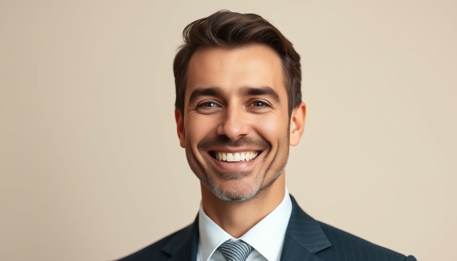Professional headshot promoting investing in communities of color webinar.