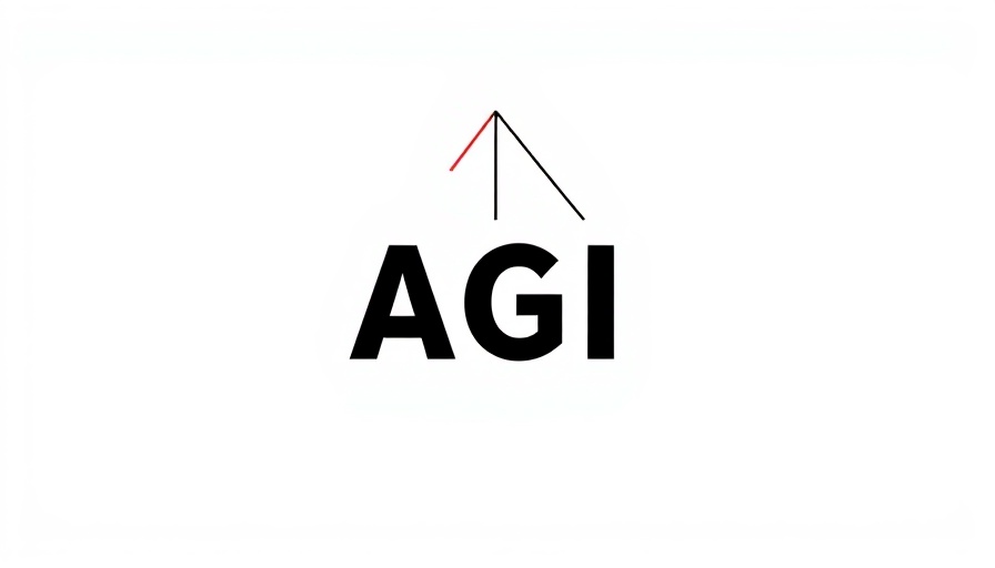 Minimalistic AGI abstract graphic representing AI solutions.
