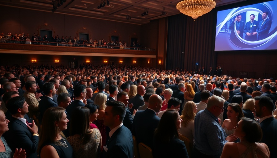 True Crime Awards winners event with engaged audience.