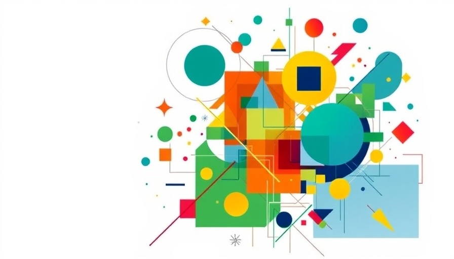 Abstract geometric art illustrating concepts in AI privacy