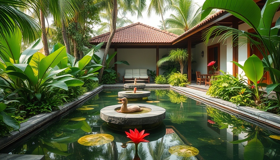 Serene tropical spa oasis for sustainable travelers in Bali.