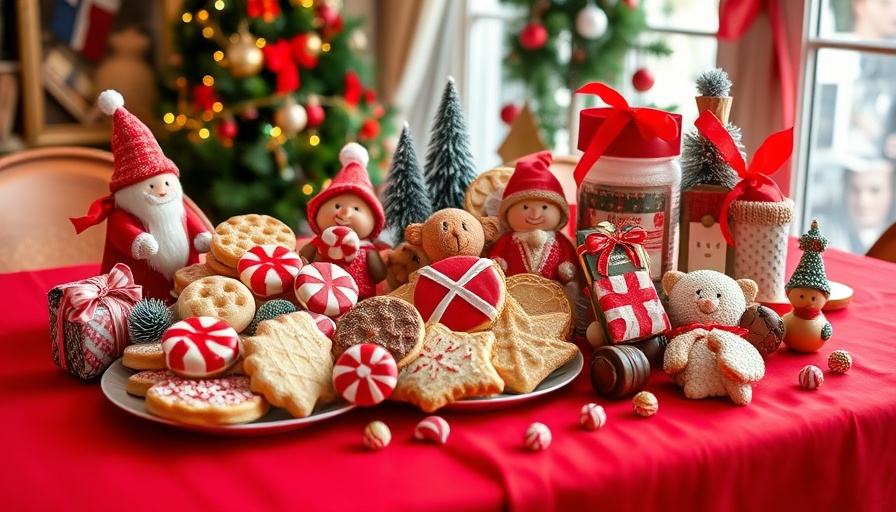 Assorted Danish Christmas sweets at Copenhagen Christmas Markets 2024.