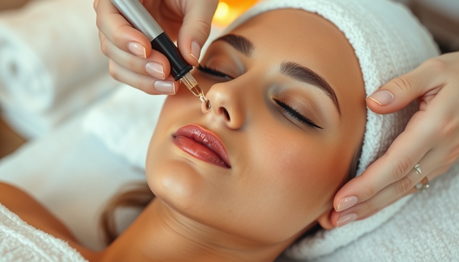 Sustainable glow-up treatments: relaxing facial serum in spa setting.